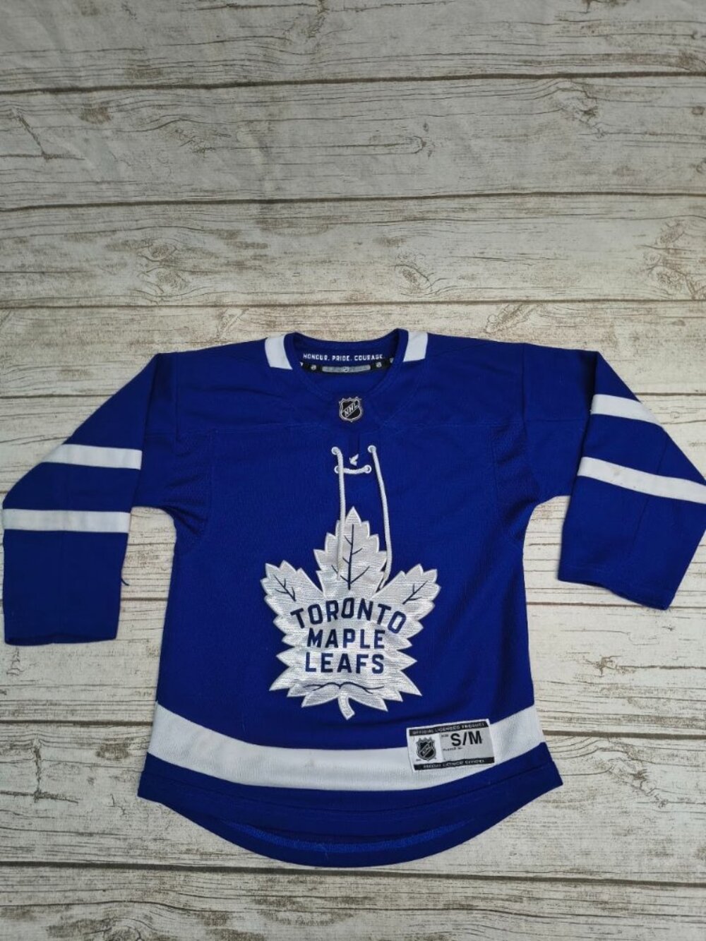 Toronto Maple Leafs Blue White Hockey Jersey S/M